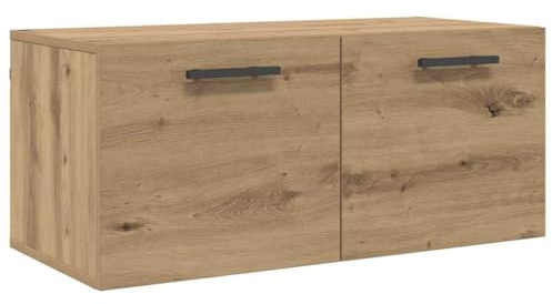 vidaXL Wall Cabinet 80 x 36.5 x 35 cm Engineered Wood Artisan oak