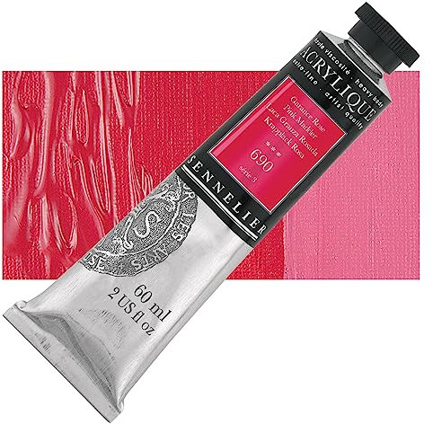 Sennelier Extra-Fine Artist Acryliques pink madder 690 60 ml by Sennelier