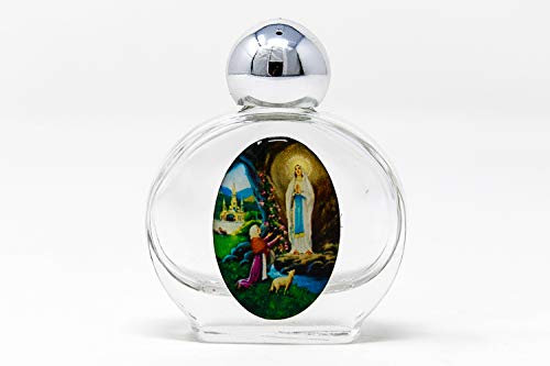 Catholic Gift Shop Ltd Bouteille d'eau bénite remplie d'eau de Lourdes.