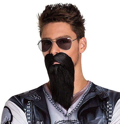 Boland - Bart, selbstklebend, Polyester, Accessoire, Make Up, Schnurrbart, Karneval, Kostüm, Mottoparty