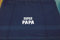 ShirtShop-Saar Super Papa; Badetuch, dunkelblau
