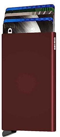 Secrid Cardprotector aus Aluminium, Farbe: Grün, für 4 Karten mit oder 6 Karten ohne Prägung, Maße: 6,3 x 10,2 x 0,8 cm, C-Green