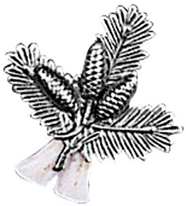 Hi Life Living Nature Brosche aus Metall mit Tier. Jagd und Fisch. Jger. Fischer. 2671