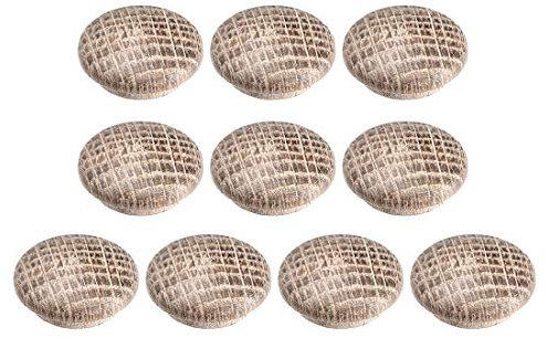 sourcing map Lot de 10 chevilles en bois de chêne 1,8 cm