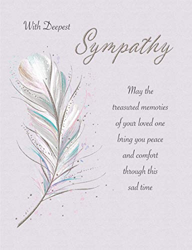 Piccadilly Greetings Tarjeta de condolencias clásica - 8 x 6 - Regal Publishing