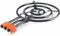 Suinga - Réchaud Poêle Gaz Butane 30-50-70 cm, 3 brûleurs pour poêles à paella 38 à 90 cm