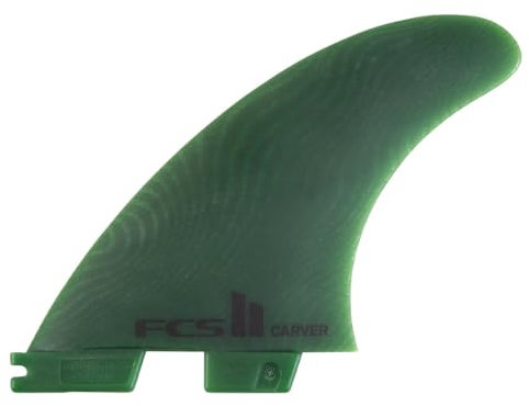 FCS Surfzubehör II Carver Neo Glass Tri Fins, Größe:M, Farben:sage