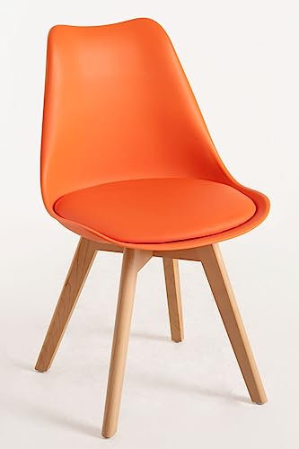 Regalos Miguel - Packs Sillas Comedor - Pack 2 Sillas Synk Basic - Naranja