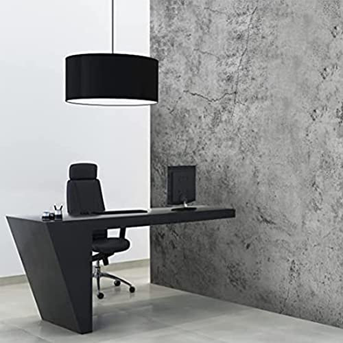 Bai You Mei wasserdichte Betonoptik Selbstklebende Tapete 9 * 0.6M Retro stil Vintage Tapete Dekorativ Wallpaper Wandbelag Wandaufkleber Rolle für Schlafzimmer Wohnzimmer Küchen Badezimmer Cafe Grau