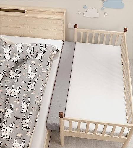 YURRO Nachttisch-Schutzkissen für Einzelbett, Doppelbett, Queensize-Bett, Kopfteil, Lückenfüller, Matratzenverlängerung, Bettbrücke, waschbar, abnehmbarer Bezug