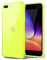 Svanove for iPhone 7 Plus Case & 8 Plus Case Clear, Neon Bright Vibrant Color, Transparent Jelly Protective Silicone Phone Case for Women Girly Cute, Thin Slim Soft Flexible TPU Bumper, Neon Yellow