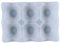 Moule en silicone époxy pour décoration créative de grille d'œufs, moule en silicone pour plateau à œufs, moules en silicone pour résine coulée