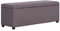 ULUYYUC Aufbewahrungsbox mit Deckel Großer Garderobenschrank Garderobenbank SchrankBank mit Staufach 116 cm Taupe Polyestergeeignet für Flure, Schlafzimmer, Veranden