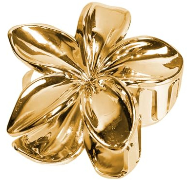 Haarspange in Blumenform für Damen, Haarklammer, Schmuck, elegante Federklemme, Haarschmuck, Kunststoff-Haarnadel