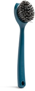 Full Circle Clean Ocean, Heavy Duty Dish Brush, Tough Bristles and Built-in Scraper, Perfect for Cast Iron, Sustainably Made 100% From Recycled Ghost Fishing Nets