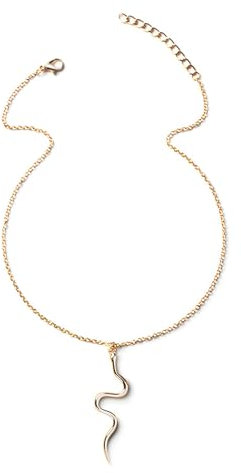 Ozmw Edle Kette Schlange, Elegant und Einfach zu Tragen- Perfekt als Schmuck Schlange für Frauen und Mädchen