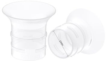eufy Original 21 mm große Einsätze (2er-Pack) für tragbare Milchpumpe S1/S1 Pro/E10/E20, Silikon-Größeneinsätze,bequeme und präzise Passform für bessere
