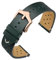 ANNEFIT Vintage Leder Uhrenarmband, Schnellverschluss Ersatzband 18mm mit Roségold Schnalle für Herren Damen (Tiefe Kiefern)