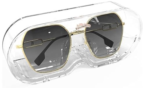lomdung Support de lunettes de Soleil Mural, Porte-lunettes Auto-adhésif en Plastique, Boîte de Rangement pour Lunettes de Soleil, Idéal pour Ranger les Lunettes de Soleil les Lunettes de Vue