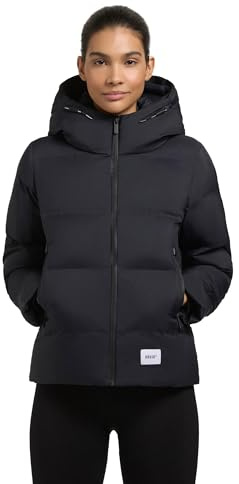khujo Damen Winterjacke warme Steppjacke mit hohem Kragen und großer Kapuze Liev-YM XS-XXL