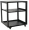 ECUTEE Server Rack a Telaio Aperto 12U, 19 Server di Rete Rack a 4 Montanti a Telaio Aperto, Armadio di Rete con Ruote per Apparecchiature Informatiche/AV/Dati