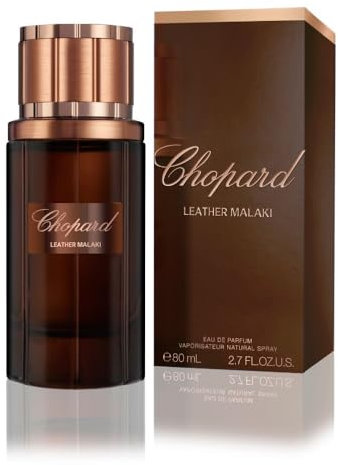 Chopard Leather Malaki 80 ML – Eau De Parfum – Parfüm Herren – Aromatisch-Holziger Duft – Leder- Und Holznoten – Brauner Glasflakon