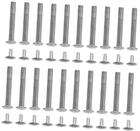 PRETYZOOM 20 Sets Folding Fan Axle Rivet Nail Nut Repair Kit Fastener for Hand Fan Diy Craft