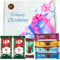 Parahon Happy Birthday Gift Box – Dairy Free Vegan Chocolate for Kids, Mum, Dad | 7 Assorted Chocolate Multipack | Plant-Based Birthday Present | Sweets Treats for Your Loved One