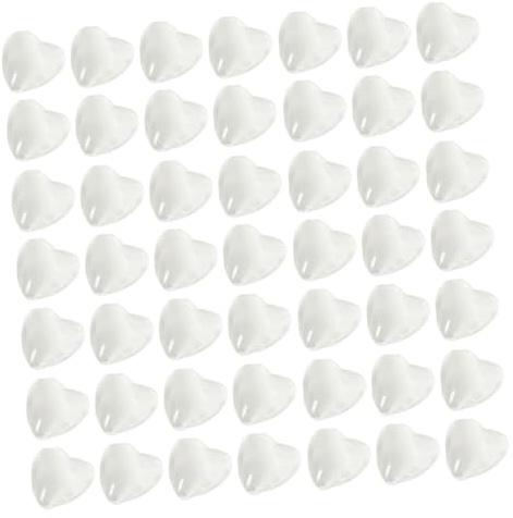CIYODO 100 Stück Teiliges Transparentes Glas Nagelfarbkarten Beidseitig Nutzbar für Nagellack Gel Praktisches Nail Art Display für Studio und Heimgebrauch