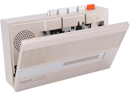 YUEHISY Lecteur de Cassettes Portable, Enregistreur de Cassettes Bluetooth avec Haut-Parleur intégré et Prise Casque, Convertisseur et Lecteur Numérique de Bande