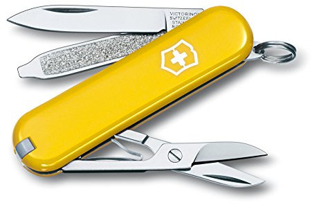 Victorinox - Coltellino tascabile Classic SD, colore Giallo, taglia unica