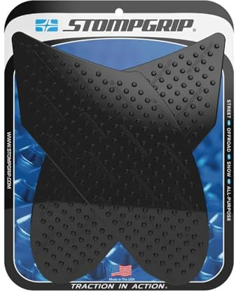 Stompgrip Motorrad Tankpad Volcano schwarz passend für Suzuki GSX-R 600/750 2006-2007 | Tankaufkleber | Tankschutz