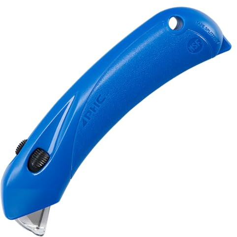 Pacific Handy Cutter RSC-432 Restaurant Safety Cutter with Auto-Locking Safety Hood, Disposable, Food-Safe NSF Certified Safety Box Cutter