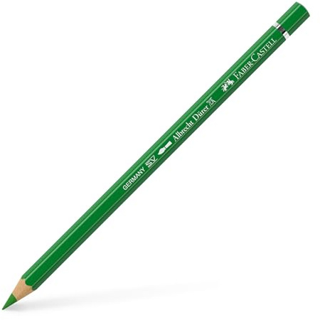 Faber-Castell Art & Graphic Albrecht Dürer Watercolour Pencil, 266, Permanent Green,for Craft, Drawing, Sketching, Home, School, University, Colouring