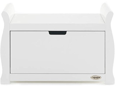 Obaby Stamford Sleigh Toy Box - White