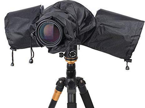 Copertura parapioggia per fotocamera Digitale Reflex, Copertura Parapioggia del Protettore Fotocamera Pieghevole per Canon Nikon e Fotocamere Reflex con Obiettivo di Breve o Lunga