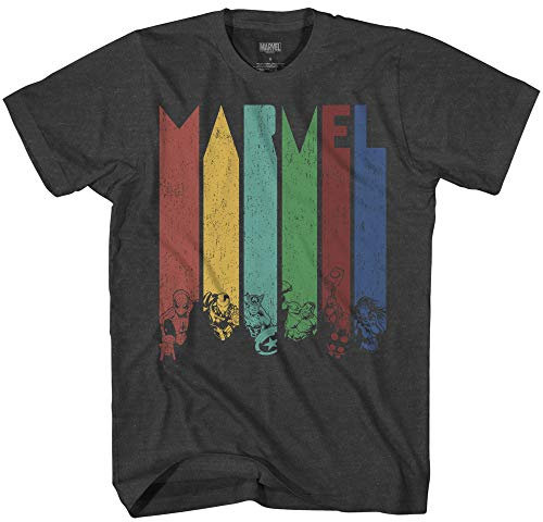 Marvel Color Daze Avengers X-Men Superhero Super Hero Comics Adult Mens Graphic Tee T-Shirt