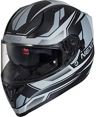 Nexo Integralhelm Sport II - Kratzfeste Visierung - Thermoplast - Belüftung