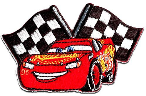 Disney Cars Rayo Mcqueen Parche Decorativo Termoadhesivo 8,2 x 5,1cm