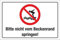 WERBEPUNKT. Schild Beckenrand springen verboten Quer Schwimmbad Freibad 3 mm Alu-Verbund 300 x 200 mm