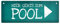 Rechts gehts zum Pool Metallschild Swimmingpool schwimmen tauchen Wasser