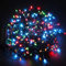HomeZone 300 Multi Coloured LED Fairy Lights - Battery Operated Fairy Lights Outside Christmas Decorations Indoor String Lights Battery Operated Christmas Window Lights Christmas Tree Fairy Lights