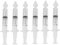 Spritzen-Nasenspülung für Neugeborene, Kleinkinder, sicherer Nasenreiniger mit reinigbarer und wiederverwendbarer Silikon-Nasensaugspitze (2Pcs) (6Pcs)