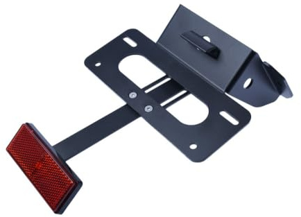 avdb-Moto Kennzeichenhalter AVDB kompatibel mit Honda MSX 125 GROM JC75A 2016-2020, Grom MSX125 2016-2020 MIT Rückstrahler