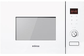 Edesa | Microondas Free Standing | Modelo EMF-2020-G WH | Capacidad de 20 Litros | Potencia de 700 W | Potencia de Grill con 2 niveles 800 W | Display Digital | Ancho de 45 cm