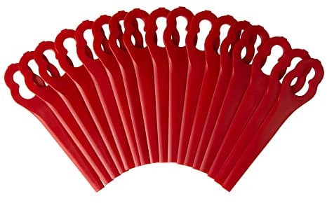 100Pcs PA6 Lames pour Coupe-Bordures Einhell GE-CT 18 Li, GC-CT 18/24 Li, BG-CT 18 Li, RG-CT 18 Li,Lames de Rechange Plastique pour Einhell sans Fil