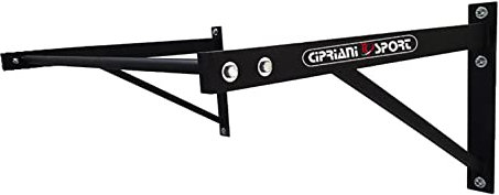 Cipriani Sport Klimmzugstange an der Wand für Muscle up Pull up (100 cm L.Schlauch 50 cm Abstand zur Wand)