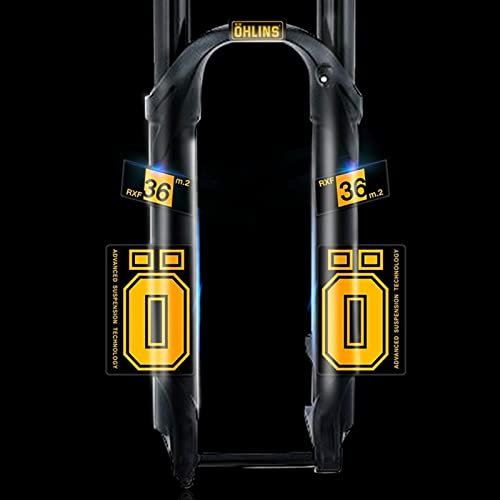 BUSEB Autocollants de Fourche Avant de vélo Oh-lins RXF36 M.2 Autocollant de Fourche Avant VTT Amortisseur Avant Changement de Couleur Autocollant Accessoires de vélo (Color : Custom Color)