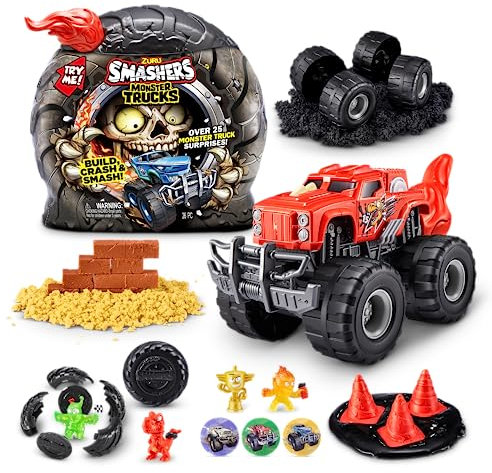 Smashers Monster Truck Surprise von ZURU, Dino Drifter, Jungen, mit 25 Überraschungen, Monster Truck Surprise zum Sammeln (Dino Drifter)