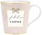 Lesser & Pavey British Design Coffee Mug | Ceramic for Home or Work | Fabulous Sister Mug | Madelaine by Hearts Design for Hot Drinks | Perfect Gift for Loved Ones